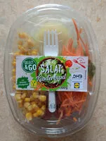 Mängden socker i Salat Kunterbunt mit Kräuter-Vinaigrette