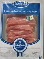 Mängden socker i Flinterdunne rauwe ham