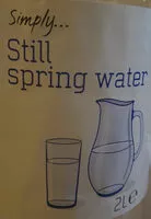 Mängden socker i Still spring water