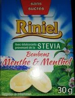 Mängden socker i Bonbons menthe & menthol sans sucre