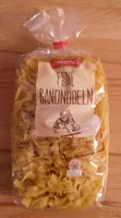 Mängden socker i Nudeln - Bandnudeln rest