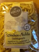Mängden socker i Röhrchen-Nudeln