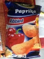 Mängden socker i Chips Paprika Crinkle Cut (ribbelchips) Zak 250 Gram (crusti Croc)