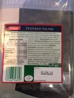 Mängden socker i Peppered salami