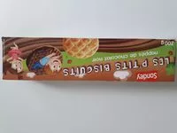 Mängden socker i Sondey les p'tits biscuits