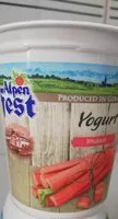 Mängden socker i Yogurt al rabarbaro