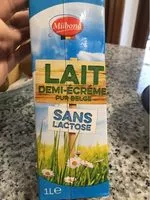 Mängden socker i Lait demi-écrémé sans lactose