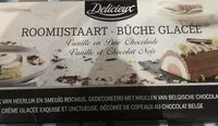 Mängden socker i Bûche glacée vanille et chocolat noir