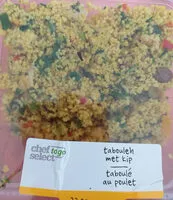 Mängden socker i tabouleh met kip