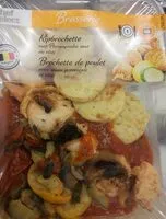 Mängden socker i Brochette de poulet