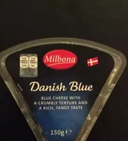 Mängden socker i Danish blue