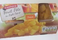 Mängden socker i Fruit pots