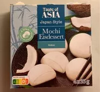 Mängden socker i Mochi Eisdessert Kokos
