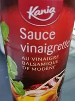 Mängden socker i Sauce vinaigrette au vinaigre balsamique de Modène