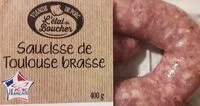 Mängden socker i Saucisse de Toulouse Brasse