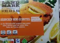 Mängden socker i Land Mark Hähnchen Mini-Schnitzel