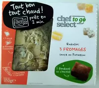 Mängden socker i Radiatori 3 Fromages Sauce Parmesan + 1 madeleine pour beurre