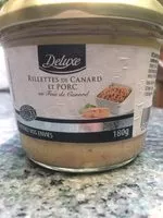 Mängden socker i Rillettes de canard et porc