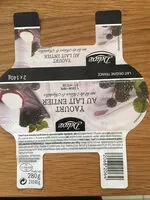 Mängden socker i Yaourt au lait entier à la myrtilles et aux mures