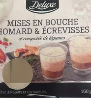 Mängden socker i Mise en bouche homard ecrevisse