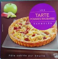 Mängden socker i Tarte Pommes Rhubarbe