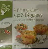 Mängden socker i Mini gratins trois légumes