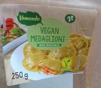 Mängden socker i Vegan medaglioni with vegetables