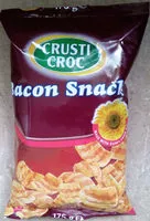 Mängden socker i Crusti Croc Bacon Snacks