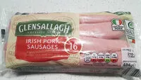 Mängden socker i Irish pork sausages