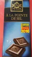 Mängden socker i Chocolat noir à la pointe de sel