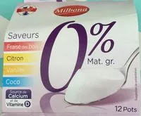 Mängden socker i Yaourt Nature 0% fruits