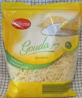 Mängden socker i Gouda jung gerieben