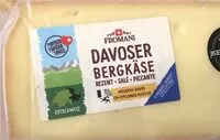 Mängden socker i Davoser Bergkäse