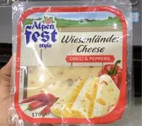 Mängden socker i Wiesenlander Cheese Chilli & Peppers