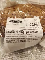 Mängden socker i Eiweißbrot geschnitten