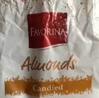 Mängden socker i Almonds Candied