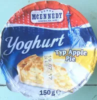 Mängden socker i Yoghurt typ Apple Pie