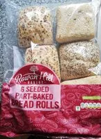 Mängden socker i 6 Seeded Part-Baked Bread Rolls