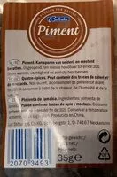 Mängden socker i Pimienta de Jamaica