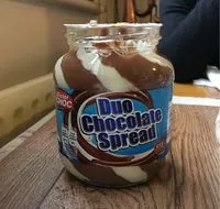 Mängden socker i Duo chocolate spread