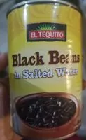 Mängden socker i Black beans in salted water