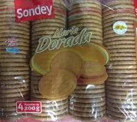 Mängden socker i Galletas maría dorada