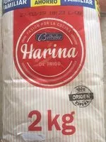 Mängden socker i Harina de trigo