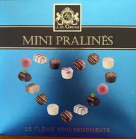 Mängden socker i Mini Pralinés