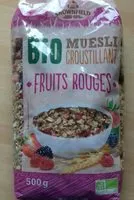 Mängden socker i Bio muesli croustillant fruits rouges
