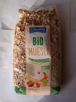Mängden socker i Muesli bio fruits et noix