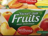 Mängden socker i Yaourt aux fruits jaunes