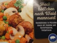 Mängden socker i Hackbällchen nach Waidmansart