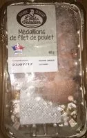 Mängden socker i Médaillons de filet de poulet
