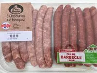 Mängden socker i 6 chipolatas et 6 merguez
